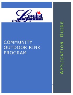 cover of outdoor ice rink guide