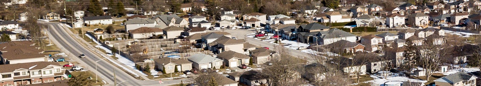 aerial of part of township
